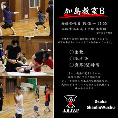 ［大阪市淀川区］加島教室B 生徒募集！初心者歓迎！【中国武術・少林拳】で心身を鍛えよう！の画像