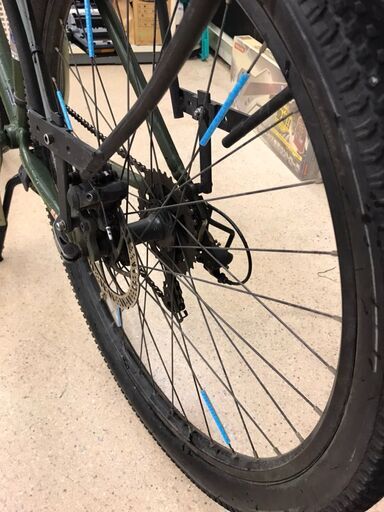 ジャングルジャングル】【A775】スポーツ自転車 ログ グリーン サイズ