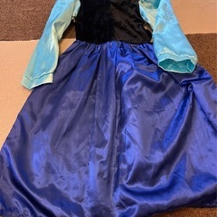 【お譲り確定】アナ雪　アナ風ドレス　ドレス　100cmの画像