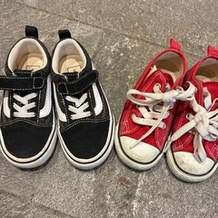 子供靴 16cmセット  VANS オールスターの画像
