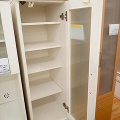 【リユースのサカイ八街店】★ジモティ割あり★ 食器棚　ホワイト　クリーニング済　YJ6828の画像