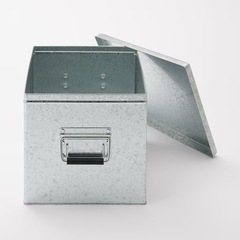 無印良品 muji トタンボックス 大 未使用品の画像