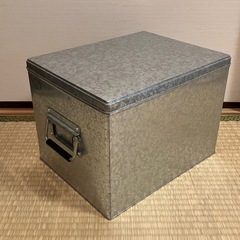 無印良品 muji トタンボックス 大 未使用品の画像