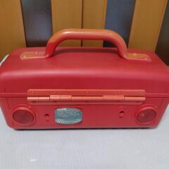 Coca-cola   コカコーラ　ポータブルコンポ　レッドカラー　非売品　懸賞　１９９７年の画像