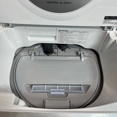 【東京送料無料】SHARP 洗濯乾燥機 5.5kg/3.5kg 2021年製の画像
