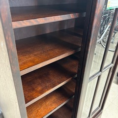 ★957 (民芸家具お探しの方必見)　　勇峰　工芸家具収納棚　【リサイクルマート鹿児島宇宿店】の画像