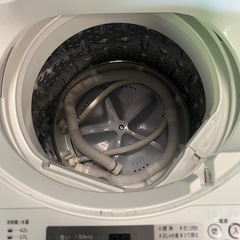 004 洗濯機 SHARP ES-G4E6 4.5kg 2018年製【美品】の画像