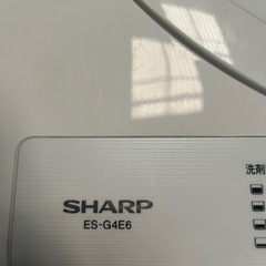 004 洗濯機 SHARP ES-G4E6 4.5kg 2018年製【美品】の画像