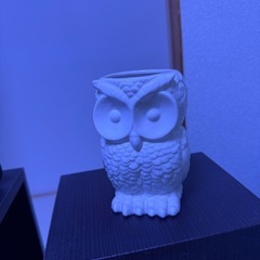 フクロウ 花瓶の画像