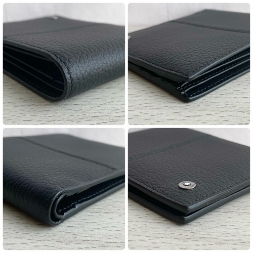 ☆お値引可能☆【極美品】MONTBLANC 二つ折り財布 ブラック