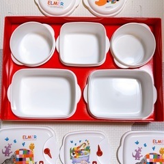 ELMER 子ども用食器セット の画像