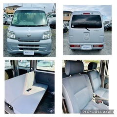 ターボ H23年 パワーウィンドウ キーレス 4AT ETC ハイゼット 車検2年 電動ミラー ワンセグ カーナビ Bカメラ の画像