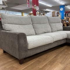 ジモティー限定価格！S252 ⭐ ファニチャードームオリジナル カウチソファ カミーユ 幅240cm USED 綺麗の画像