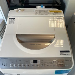 003 洗濯機 SHARP ES-TX5B 5.5kg 2018年製の画像
