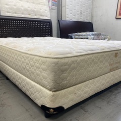 【愛品館 江戸川店 】スプリングボトム ダブルベッド KINGS...