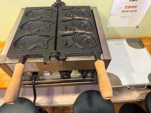電気 たい焼き器 3匹 3匹焼ける! 業務用 家庭用 100V 鯛焼き器