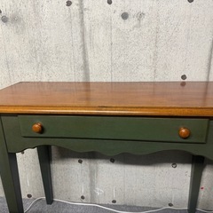 テーブル　家具　デスク　花瓶棚　おしゃれの画像