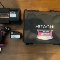 HITACHI WH 14DKL コードレスインパクドライバーの画像