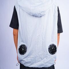 【在庫処分】 扇風機 サーキュレーター エアコン 熱中症対策グッズ スポットクーラー ポータブルクーラー ファン付きベスト 作業着11co の画像