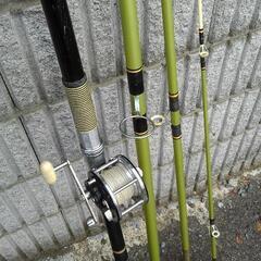 釣竿リール付き中古の画像