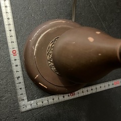 テーブルランプ オイルランプ風 卓上ランプ ガラスシェード アンティークの画像
