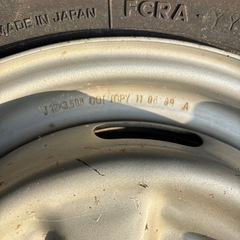 スズキ　キャリー　4WD 12インチ　鉄ホイール　の画像