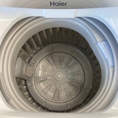 Haier  全自動洗濯機　2018年製　5.5kgの画像