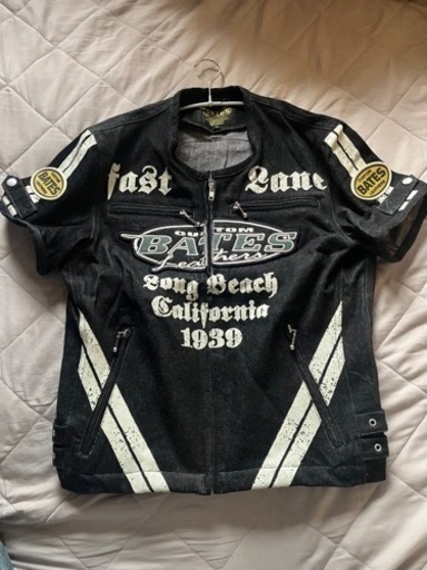 ヴィンテージ♪希少・美品❗️BATESの半袖バイクジャケット