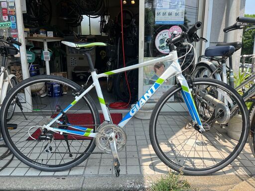 ジャイアント クロスター ホワイト×ブルー レストア済みの中古です