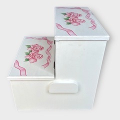 花柄 踏み台の画像