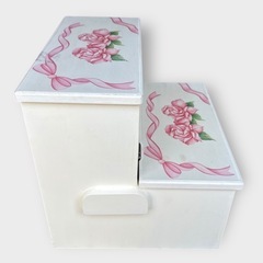 花柄 踏み台の画像