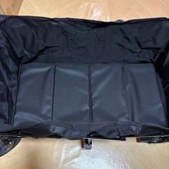 ブレーキ付き キャリーワゴン 折りたたみ キャリーカート 超コンパクト 大容量 135L 耐荷重 130kg の画像