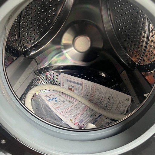 シャープ SHARP ES-S7F-WLドラム式 洗濯乾燥機 洗濯7kg/乾燥3.5kg 2021年製
