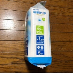 【LIFELEX】防水シーツ/大判/吸収/閉じ込め/通さない/5枚/XLサイズの画像