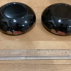 漆器お菓子ばち小x2個セットの画像