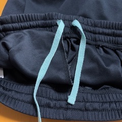 アンブロ　メッシュ　ハーフパンツ　黒色　Mサイズ　黄色の画像
