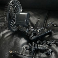 クリップ式扇風機の画像