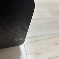 黒ガラステーブルの画像