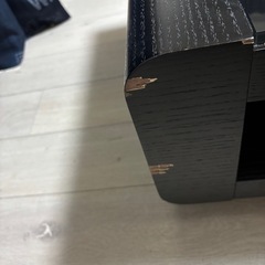黒ガラステーブルの画像