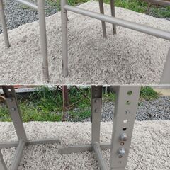 在庫4 学校の椅子 イス 学習椅子 脚キャップなし 学校 レトロなイス チェア /HJ-0508 2Fの画像