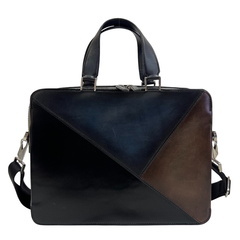 ベルルッティ Berluti ビジネスバッグ パッチワーク ブリーフケース ブラックの画像