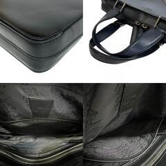 ベルルッティ Berluti ビジネスバッグ パッチワーク ブリーフケース ブラックの画像