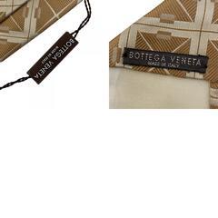 ボッテガヴェネタ BOTTEGAVENETA ネクタイ マキシイントレチャート ゴールドの画像