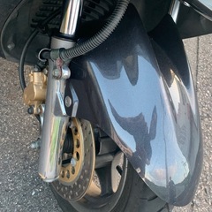 ヤマハ　マジェスティ125 セル始動自賠責R7.8.4迄　純正鍵一本◎ リヤサス車高調　サイドスタンド＆センタースタンドの画像