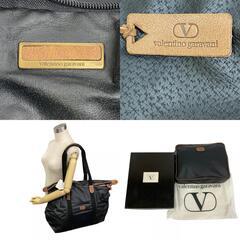 ヴァレンティノガラヴァーニ Valentino Garavani ボストンバッグ 折り畳み ブラックの画像