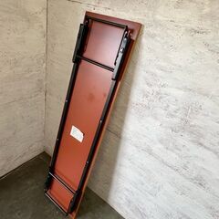 折りたたみ式 座卓テーブル OMT-L1845シリーズ W1800×D450×H330 会議テーブル 事務用品 店舗什器 低圧メラミン天板 ② Y1881の画像