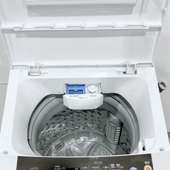 (送料無料) 2021年 極美品 洗濯機 つけおきコース 大型操作ディスプレイ  ④の画像