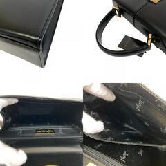 イヴサンローラン YVES SAINT LAURENT ショルダーバッグ フォーマル ヴィンテージ 2WAYショルダーハンドバッグ ブラックの画像