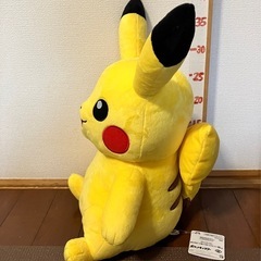 ♡未使用♡ピカチュウ♡ポケモン♡ポケットモンスター♡ぬいぐるみ♡クレーンゲーム♡UFOキャッチャー♡景品♡大きい♡ビッグ♡ラウンド1♡の画像