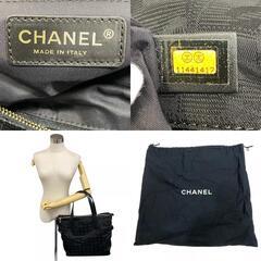 シャネル CHANEL トートバッグ ニュートラベルラインGM ショルダー ブラックの画像